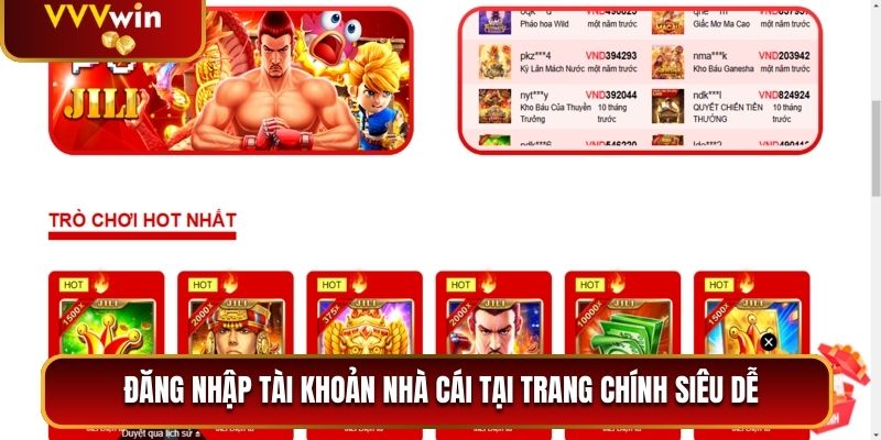 Đăng nhập tài khoản nhà cái tại trang chính siêu dễ